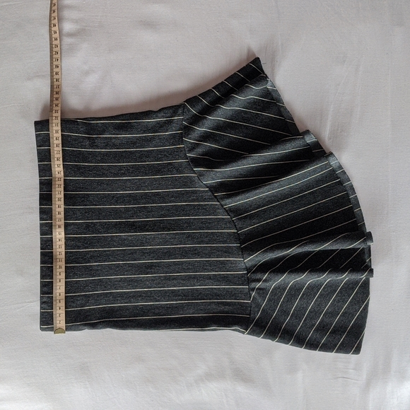 Zara Pinstripe Peplum Mini Skirt - Picture 3 of 6